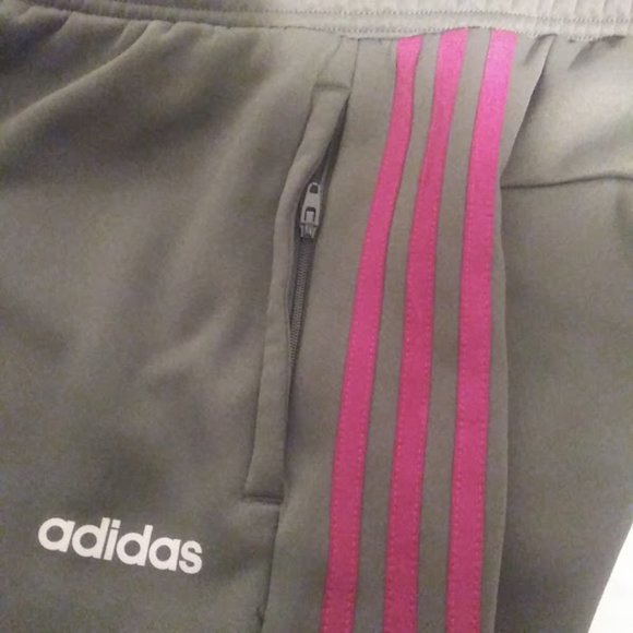 Adidas  Aeroready sereno women's M dark gray tapered cut pants - Picture 13 of 16